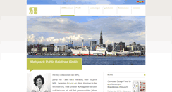 Desktop Screenshot of m-pr.de